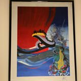 Original lithograph by raymond moretti – signed and numbered