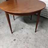 Scandinavian vintage teak round table