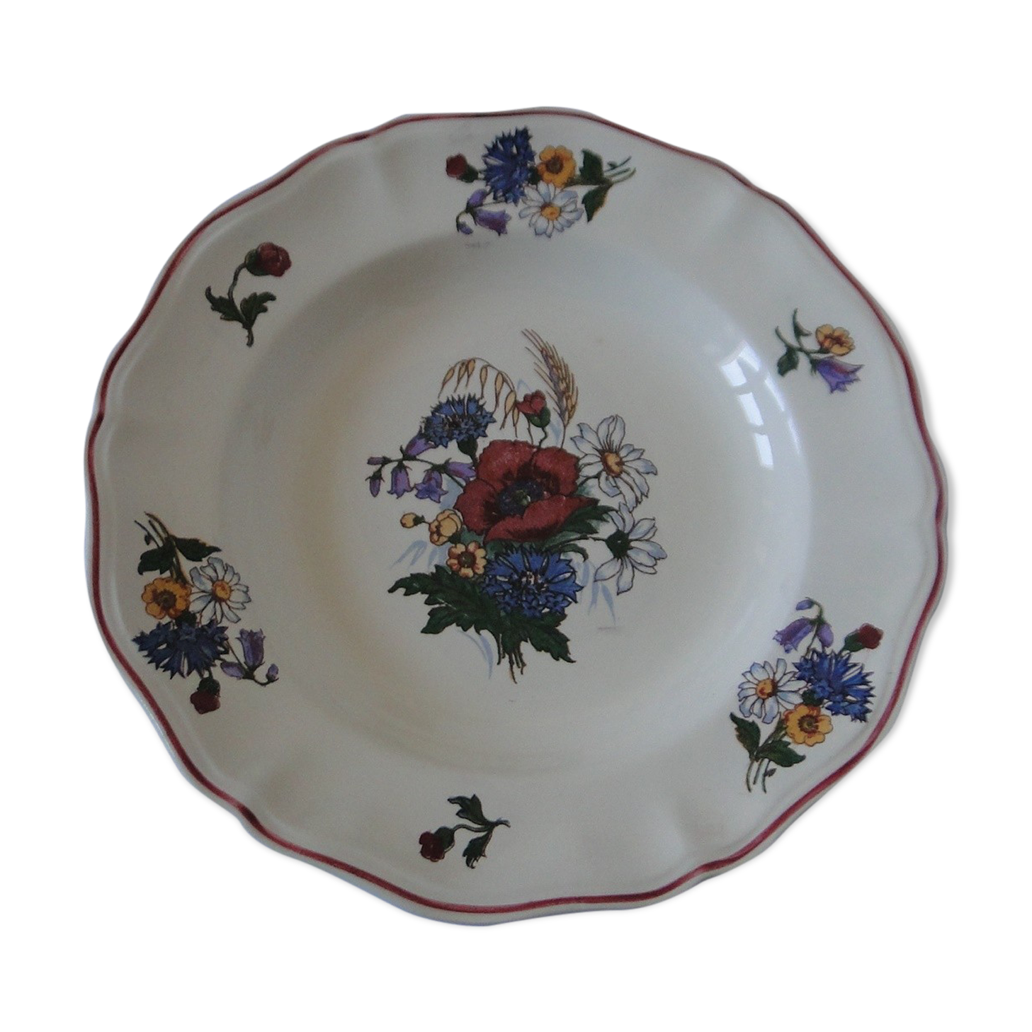 Asssiette creuse sarreguemines france model agreste