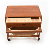 Fine danish Sewing Table in Teak
