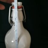 bottle, stoneware carafe, white ceramic, MKM