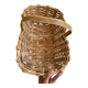 Panier osier et bois