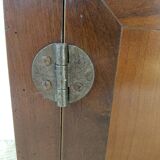 Small vintage Roche Bobois piece of furniture in Asian-style wood.