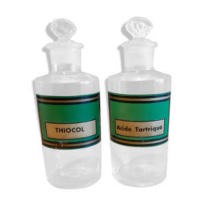 Set de 2 pots a pharmacie