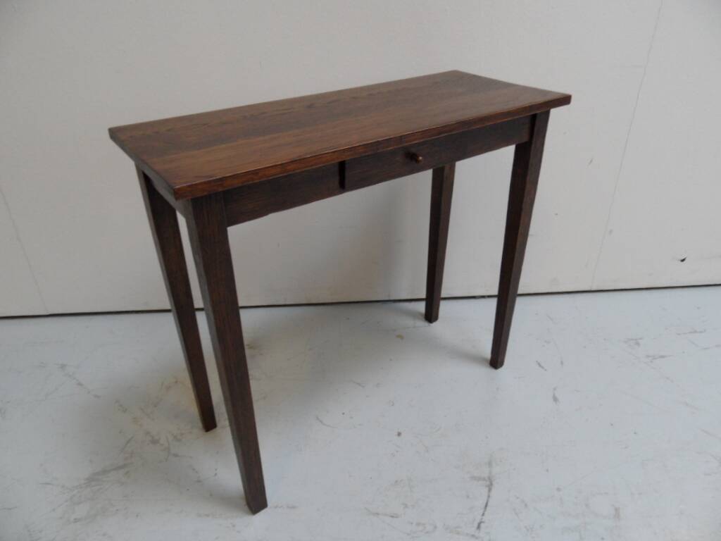 Antique oak sidetable