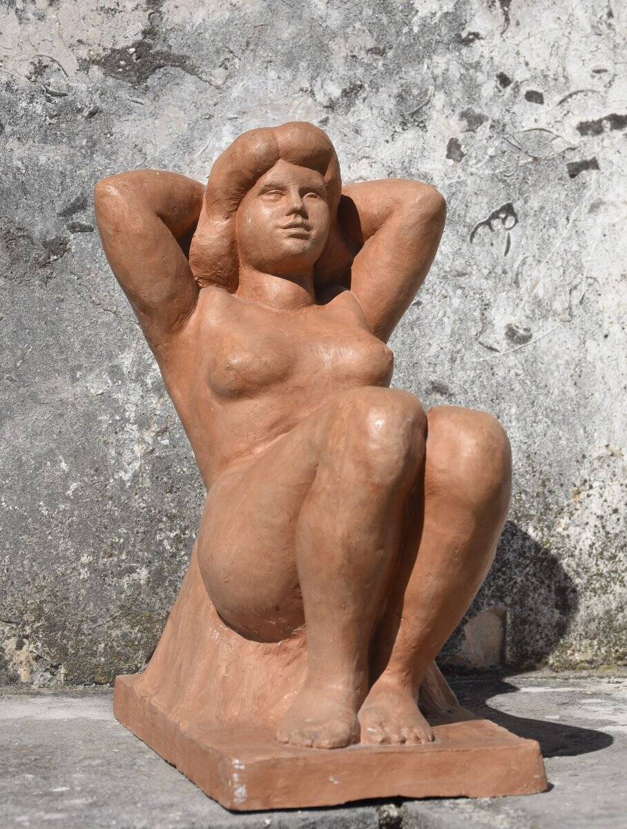 L. Ollivier, Woman Sitting (1947)