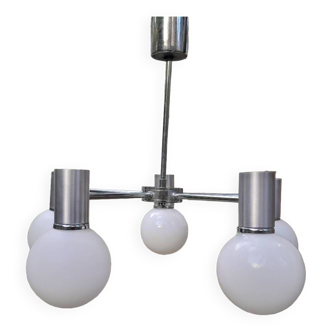 Chrome chandelier