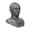 Sculpture head Roman bust in plaster