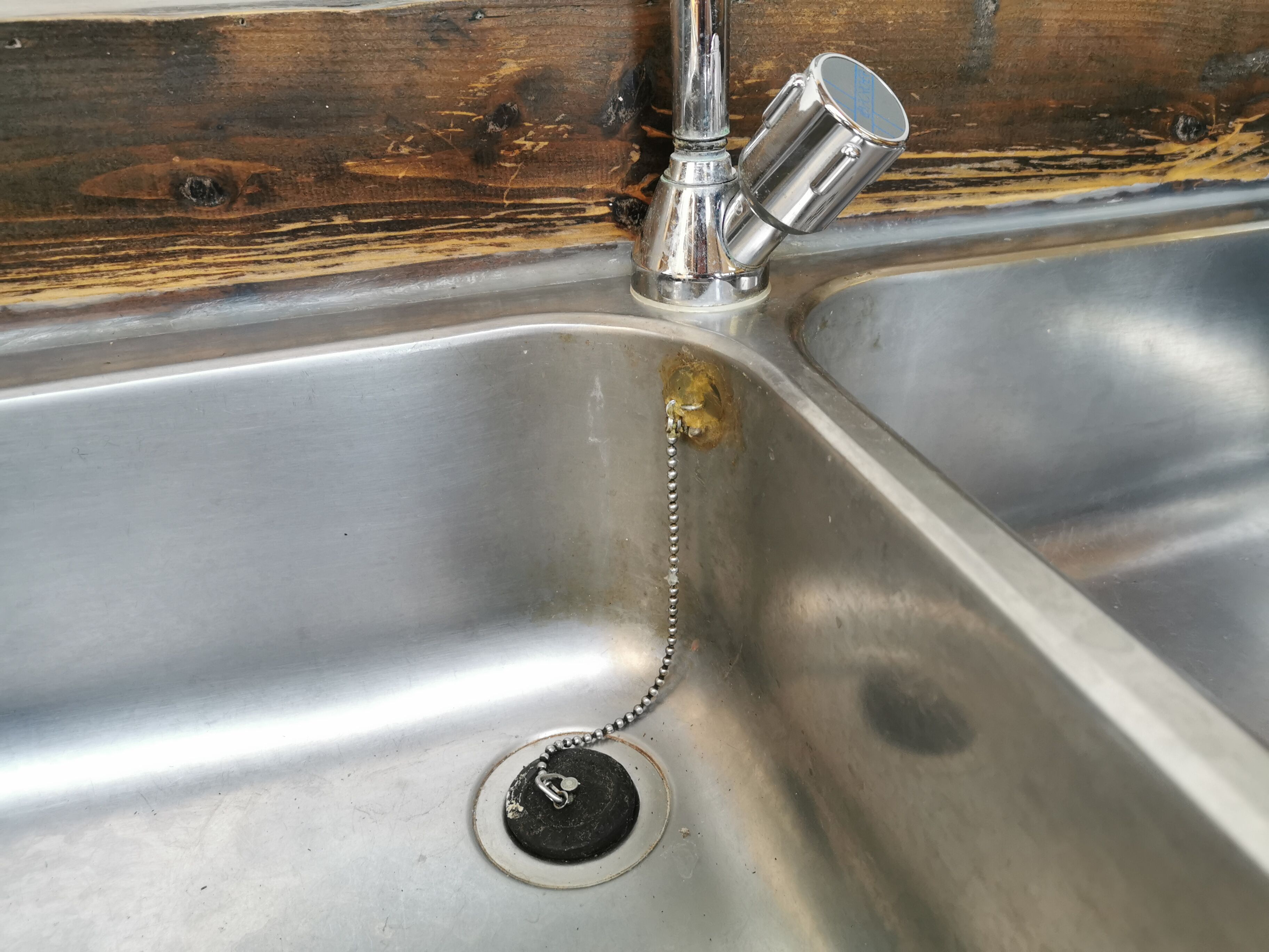 Former bistro bar counter