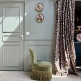 Fauteuil crapaud en velours vert