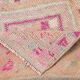 3x11 Soft Pink Turkish Runner Rug, 83x340 Cm