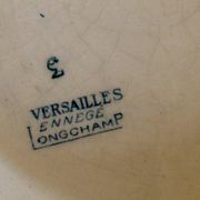 Assiette piédouche Longchamp circa 1930