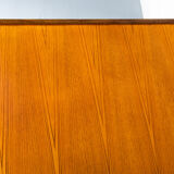 Freestanding vintage teak desk 1960s