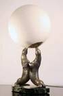 Louis Carvin otter lamp