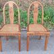 Art Deco oak chandy chairs 1930