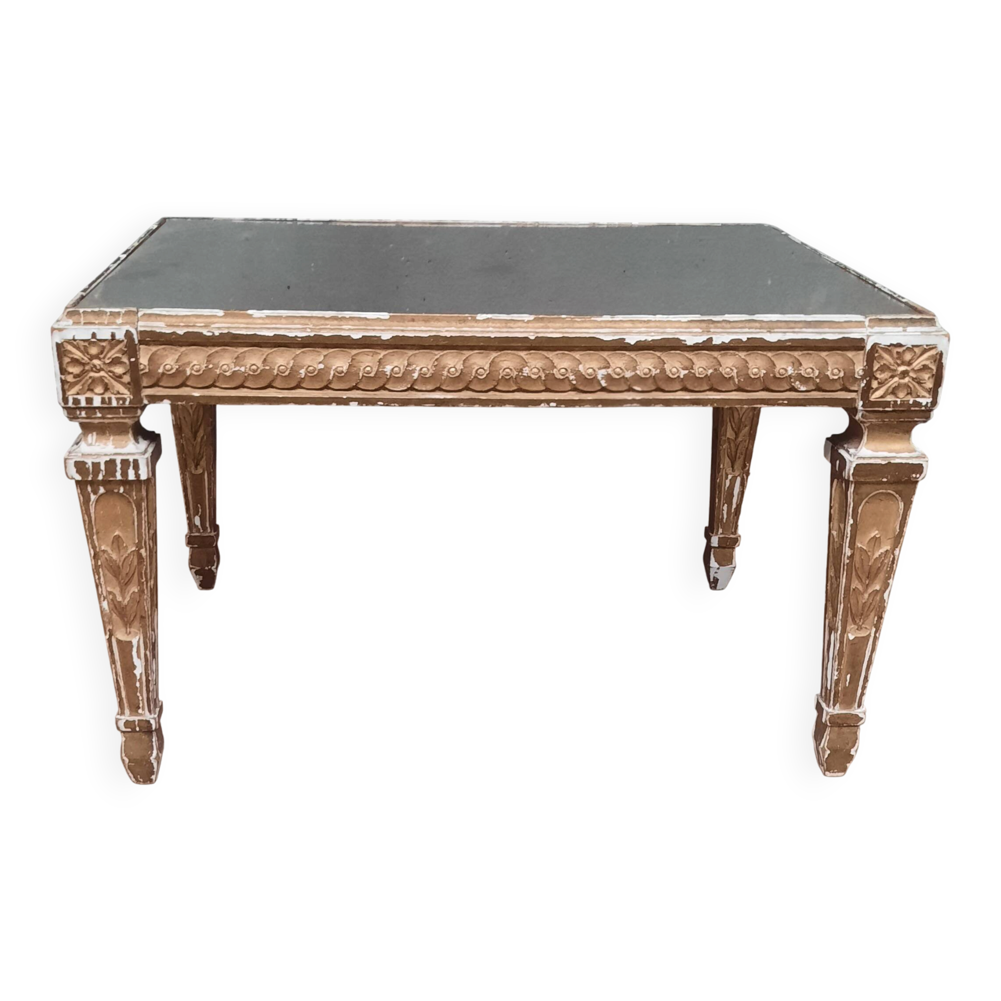 Gold coffee table in Louis XVI style