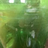 Lady -jeanne bottle dark green color - 6 liters