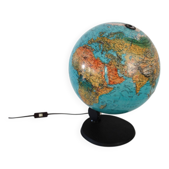 Globe terrestre lumineux Scan Globe années 80 Danemark