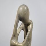 Design Soapstone Sculpture “The Thinker”, 1970s