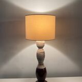 Vintage enameled ceramic lamp