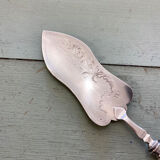 Cake shovel, pie, silver metal fish