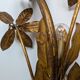 Golden leaf wall light 1970