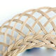 Mirror round sun wicker 50 years 35cm