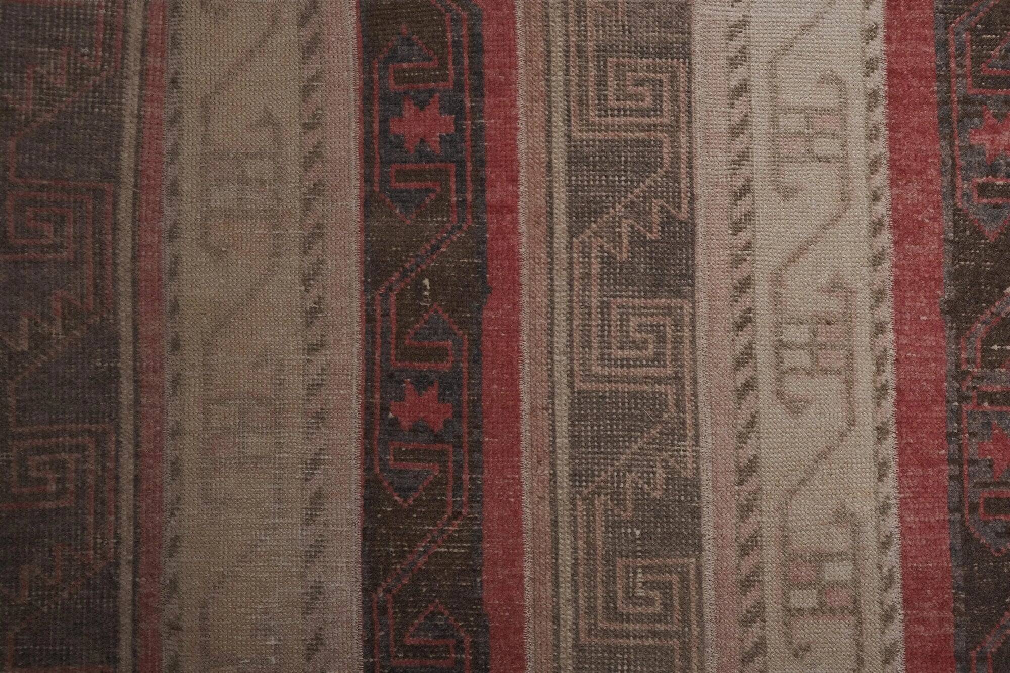 Vintage Turkish hallway rug 72x778 cm