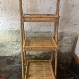 Vintage bamboo shelf