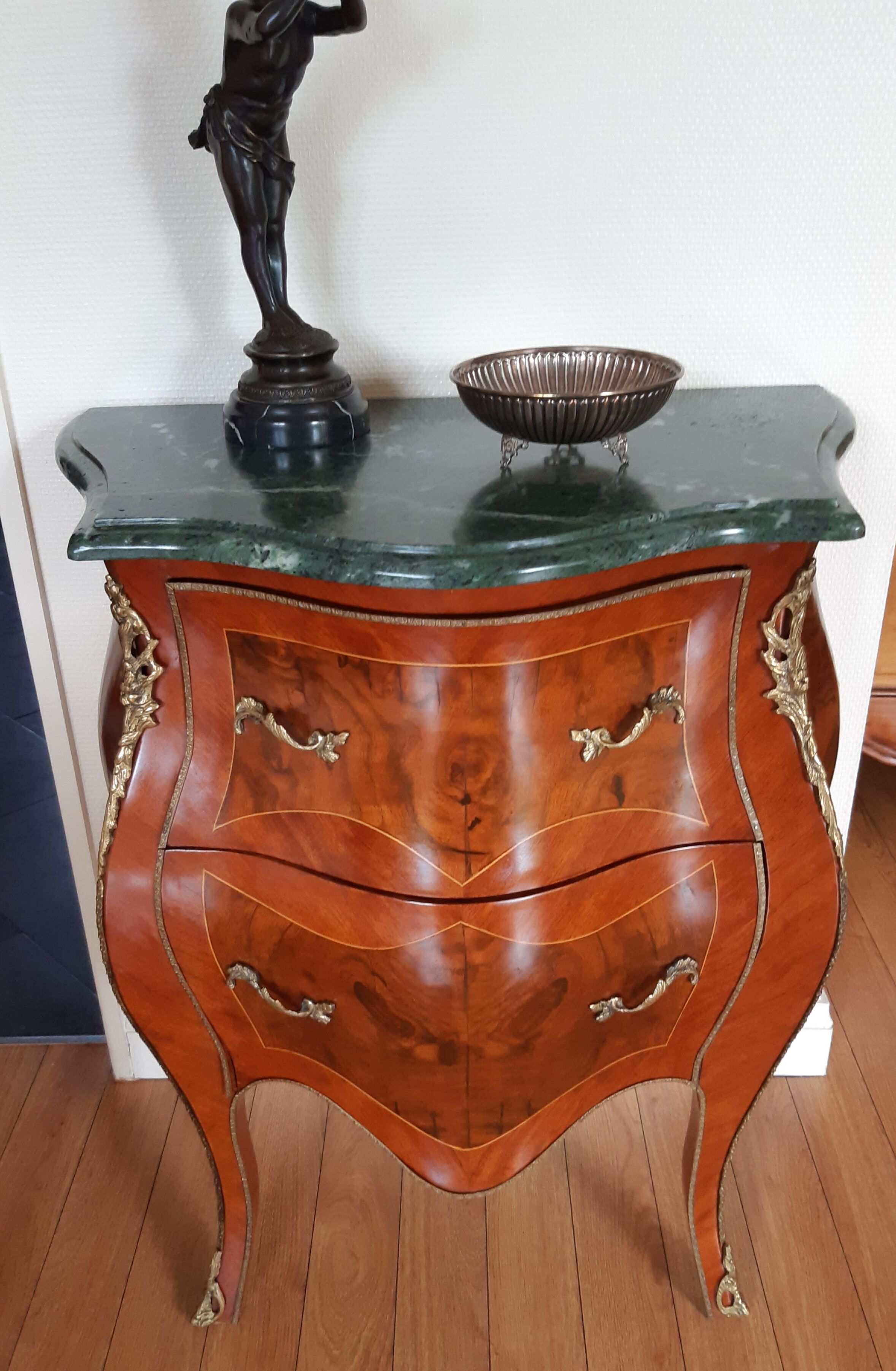 Louis XV-style marquetee dresser