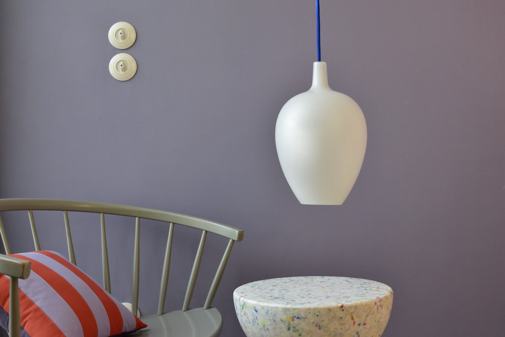 Jo Hammerborg signed Pompei pendant lamp for Fog & Morup and Holmegaard 1960