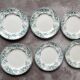 6 Longwy Ironstone Flat Plates, Richelieu Pattern