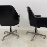 Pair of Carlo Pagani chairs for Arflex.