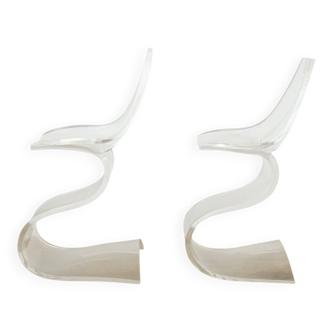 Ensemble de deux chaises Dumas par Boris Tabacoff pour M.M.M.