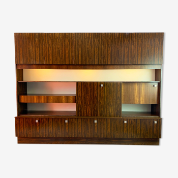 1970’s mid century very rosewood wall unit