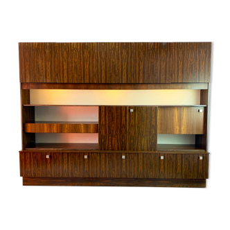 1970’s mid century very rosewood wall unit