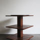 Gianfranco Frattini for Bernini italian wood leather swivel bookcase 1960s