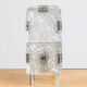Ensemble de 2 lampes de table verre taillé de Kamenický Šenov, 70 ' s