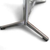 Vintage ceramic coffee table with chrome frame