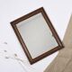 Large old mirror 65cm, carved wooden frame