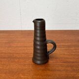 Carafe vase from German studio pottery from the mid-century by Petra, 1960s.