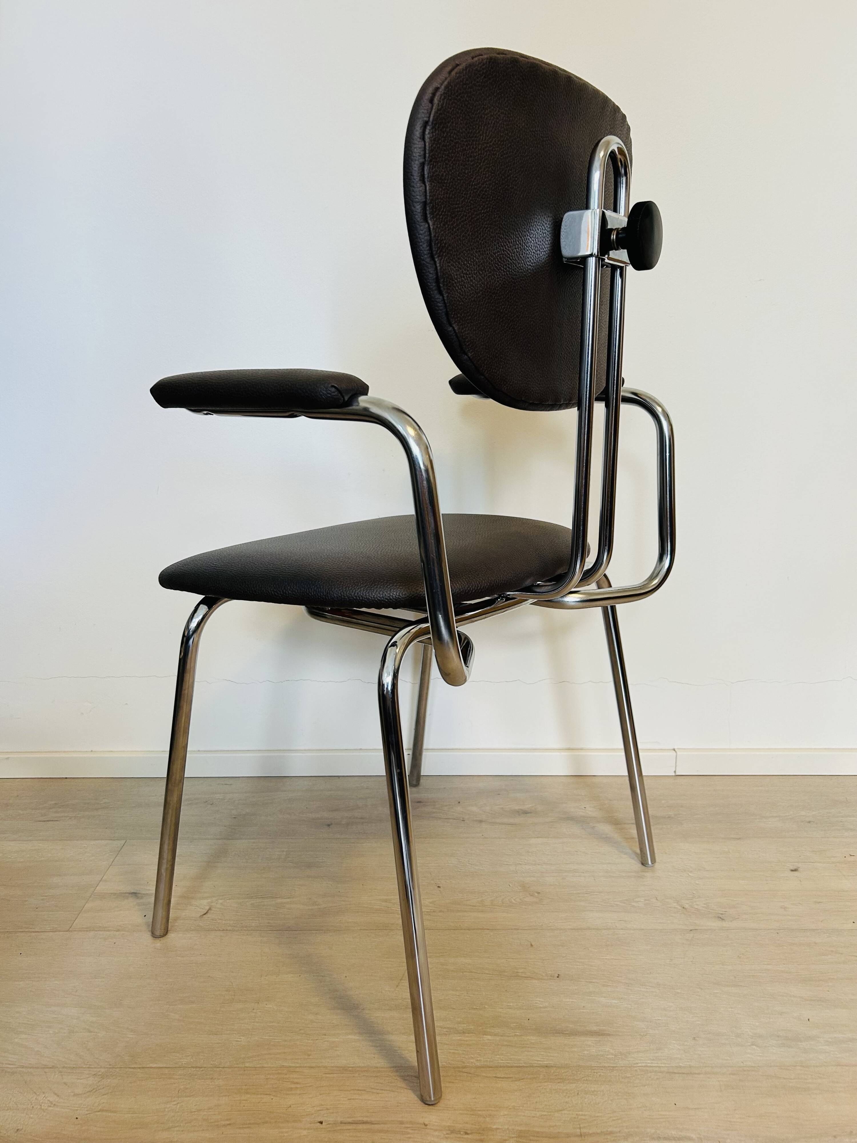 Vintage “Bishop” Desk Chair by Kovona, Czechoslovakia 1970’s