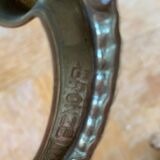 Wall lamp in gilded bronze style Louis XV baroque vintage