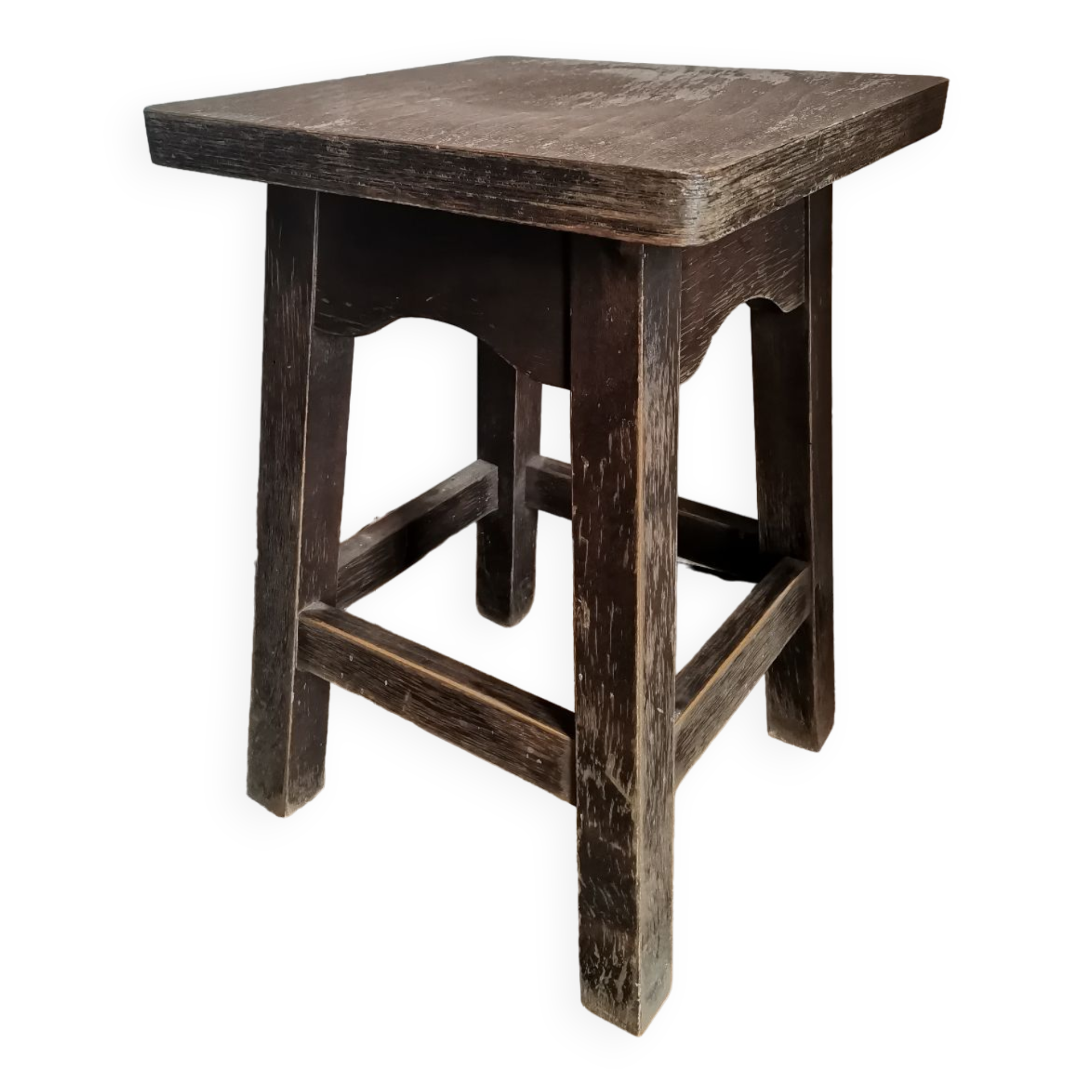 Old wooden stool