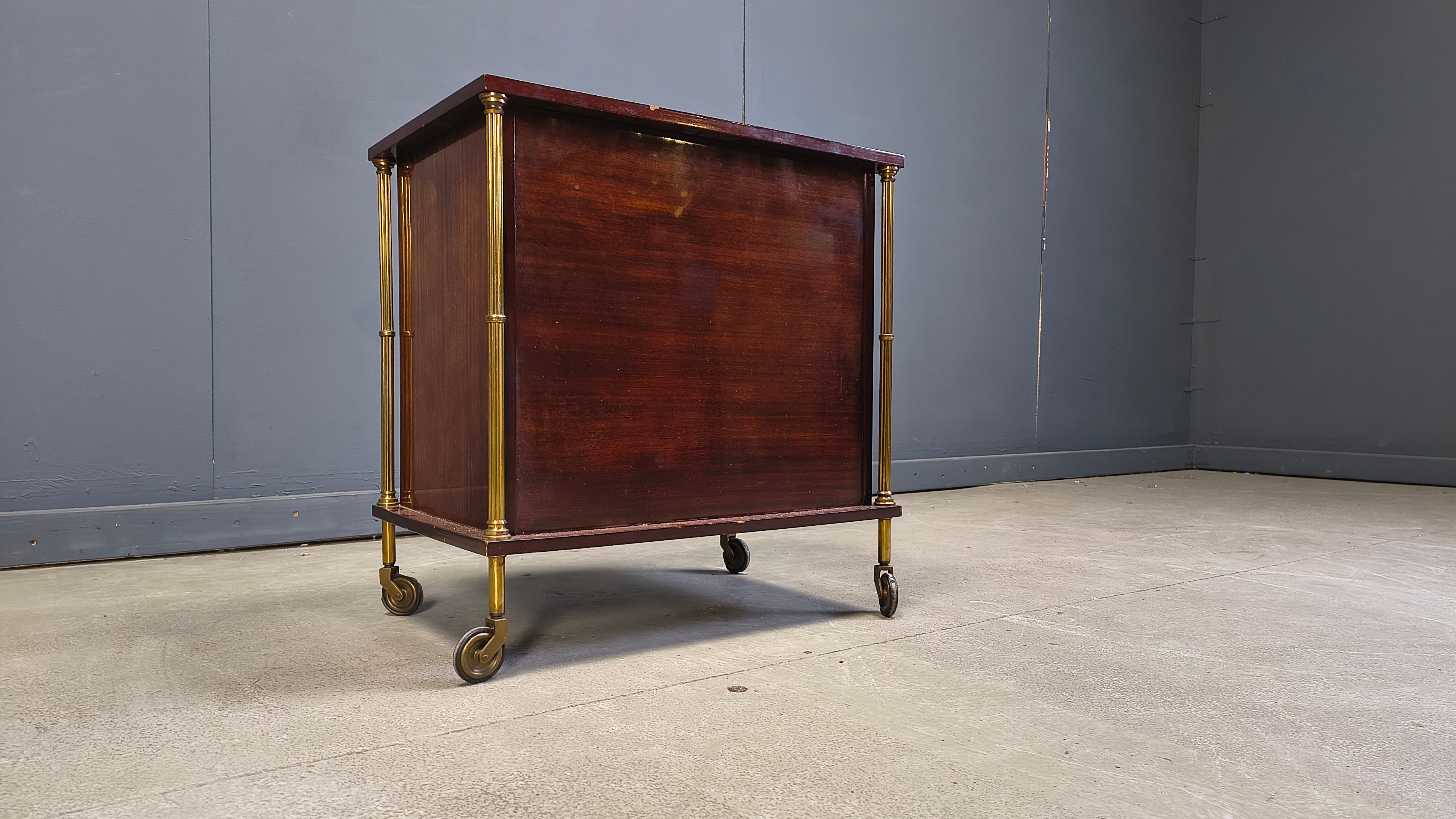 Mid-century modern French bar cabinet, 1960s