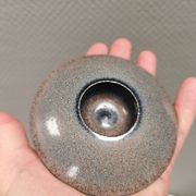 Little ceramic tea-light holder, made by M, Denmark, 1990s