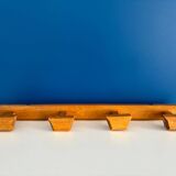 Porte manteau en bois style internat