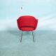 Chaise exécutive Knoll Saarinen des années 1960, époque spatiale.