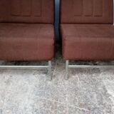 Pair of designer fireside chairs ep 1970