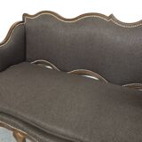 Regency period sofa in oak from the early 18th century